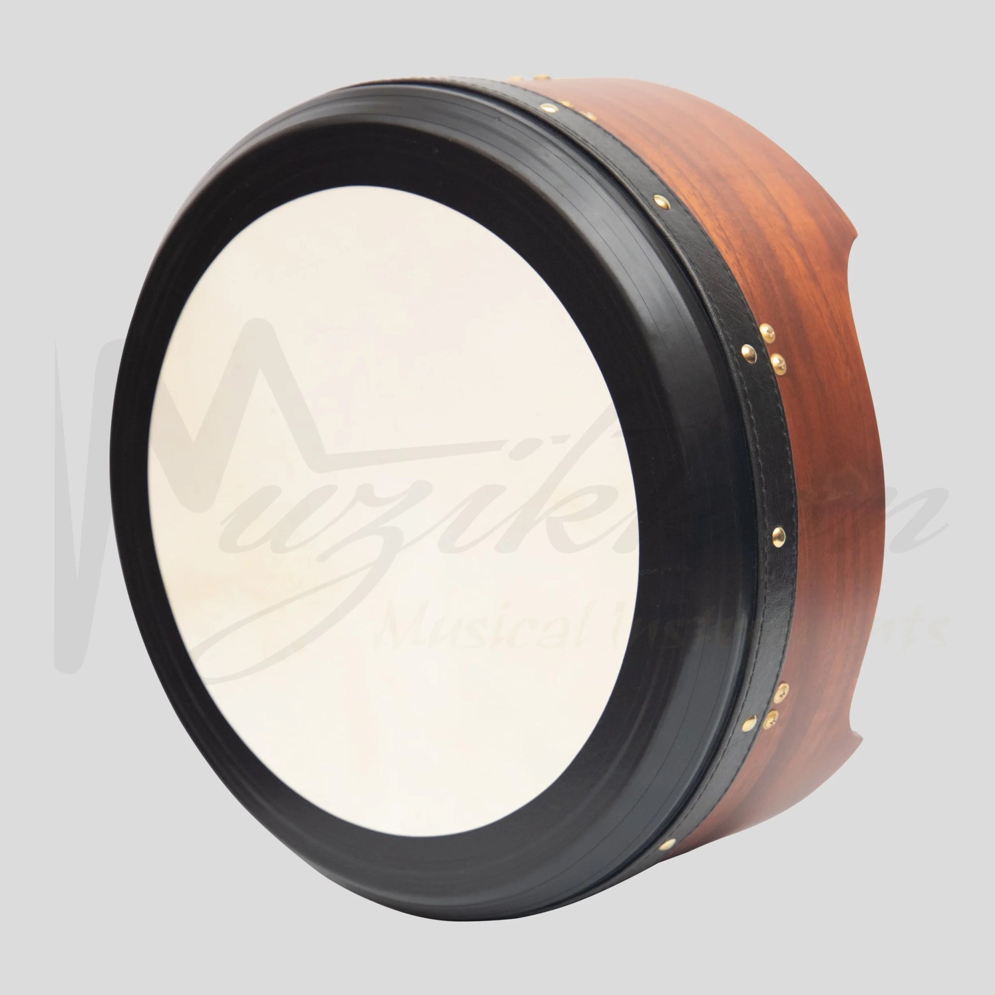 Muzikkon 14’’X6’’ Heartland Tunable Irish Bodhran Drum Deep Rim With T-Bar & Taped Finish