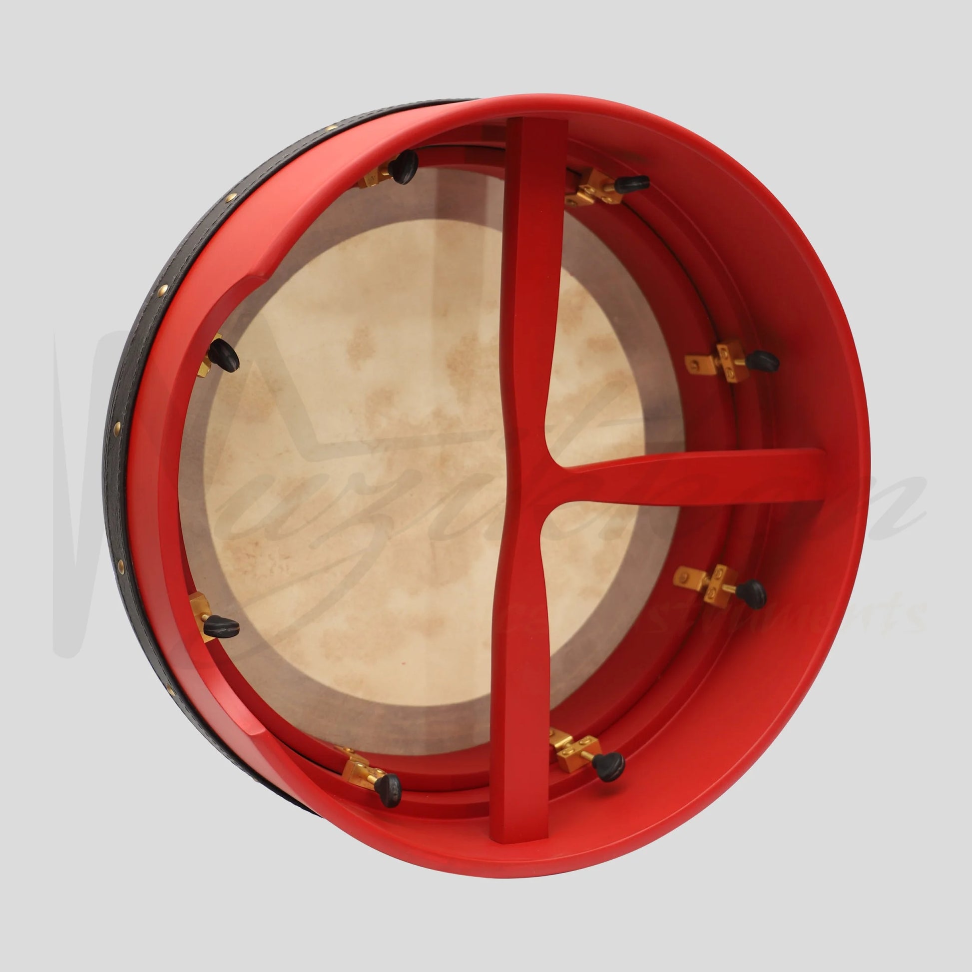 Muzikkon 15”X5’’ (38X12.5 Cm) Premium Celtic Irish Bodhran With Easy Tune System Deep Rim T-