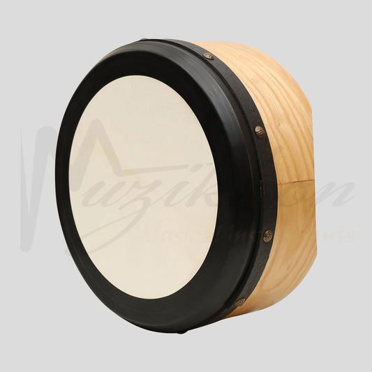 Muzikkon 15”x6’’ Premium Celtic Irish Bodhran with Easy Tune System Deep Rim T-BAR & Taped Finish