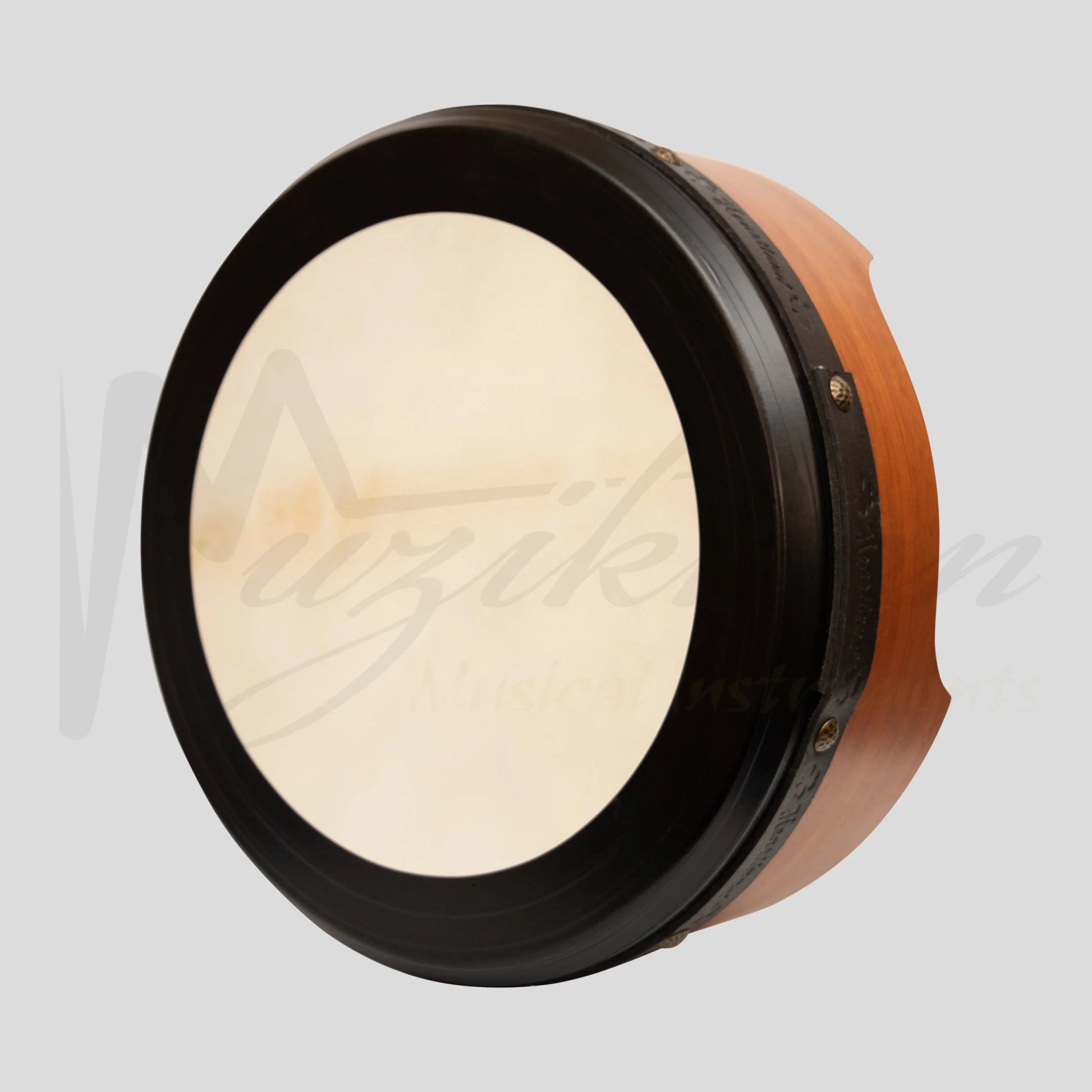 Muzikkon 15”X6’’ Premium Celtic Irish Bodhran With Easy Tune System Deep Rim T-Bar & Taped Finish