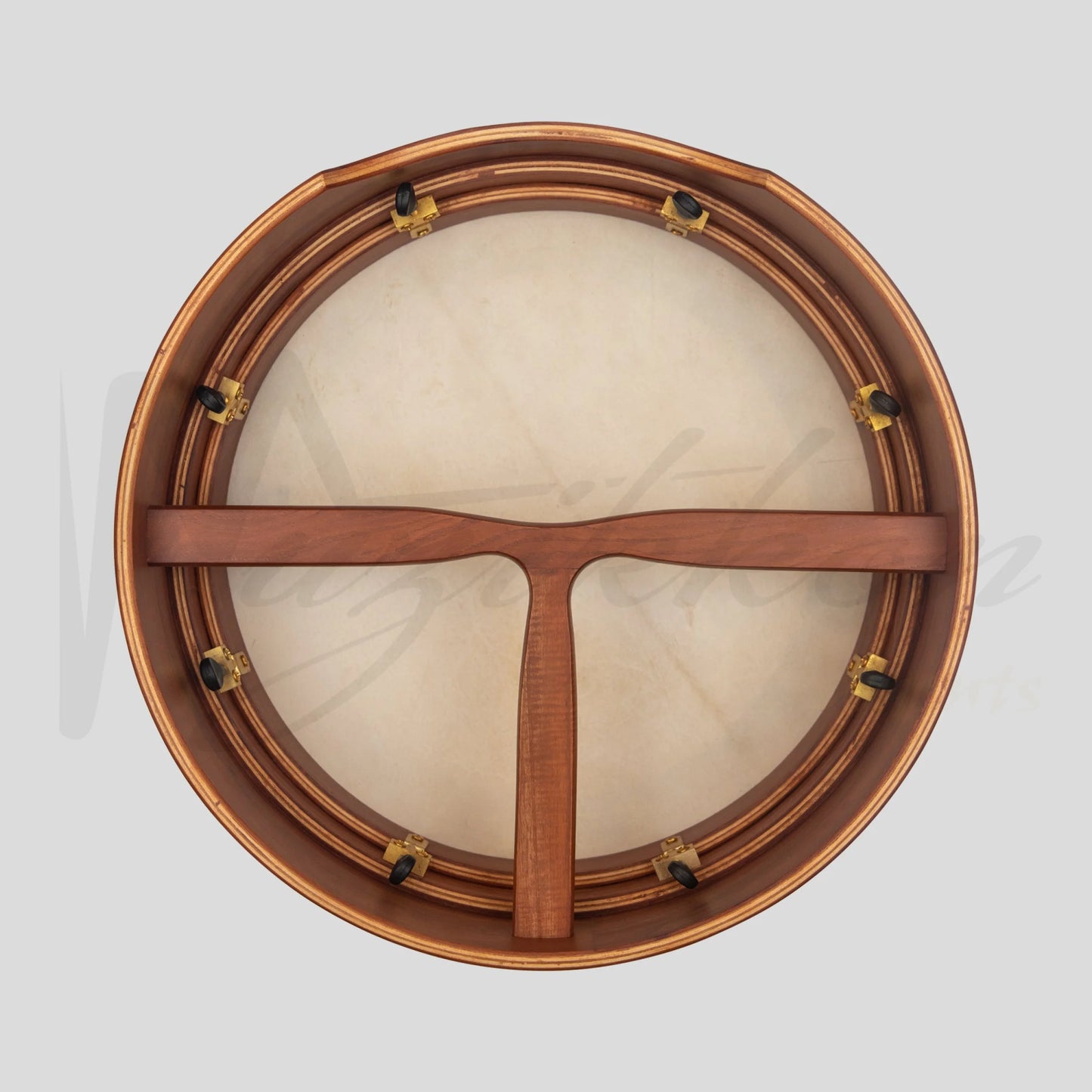 Muzikkon 16”X5’’ (40.5X12.5 Cm) Premium Celtic Irish Bodhran With Easy Tune System Deep Rim