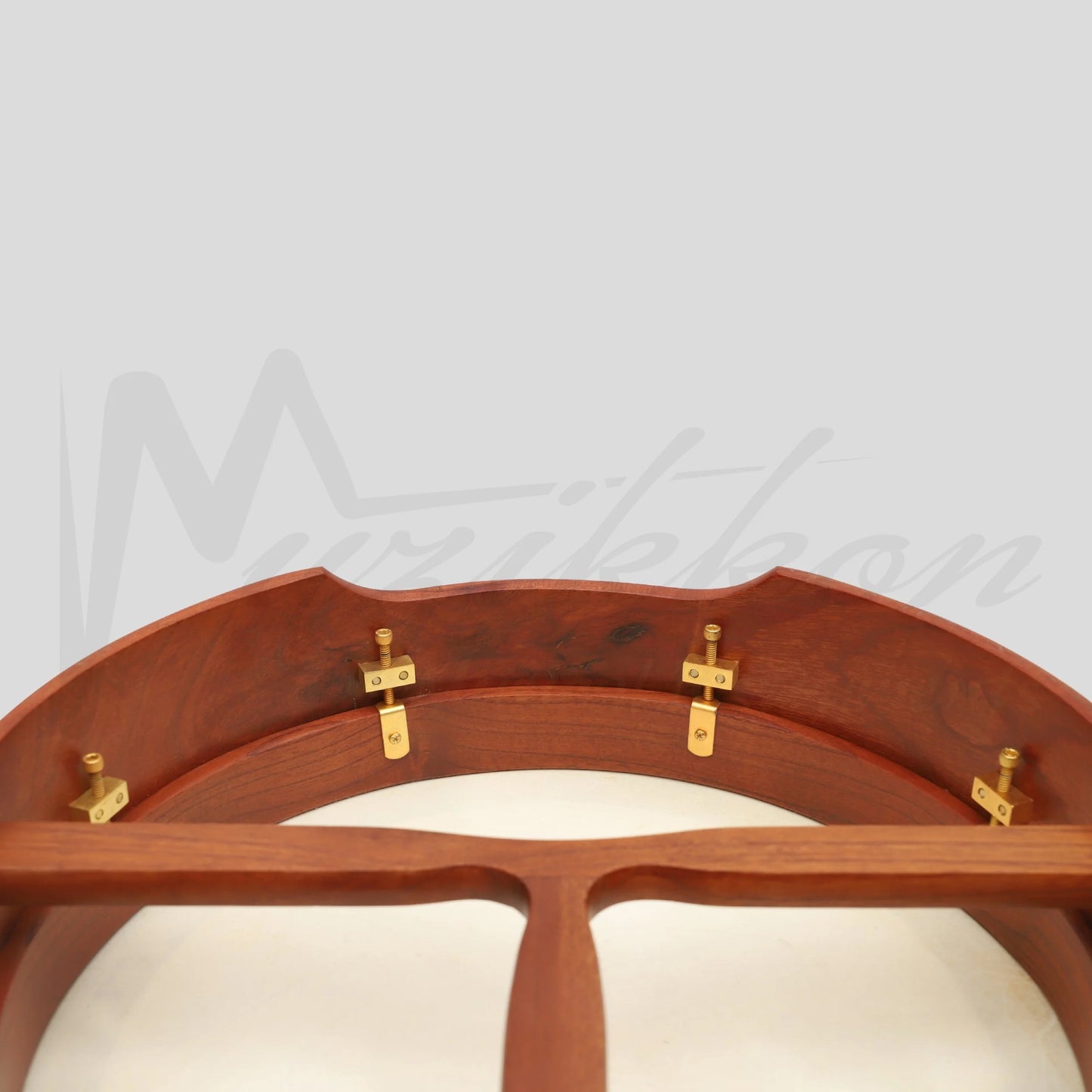 Muzikkon 16’’X4’’ Heartland Tunable Irish Bodhran with T-BAR & Taped Finish Deep Tune Drum