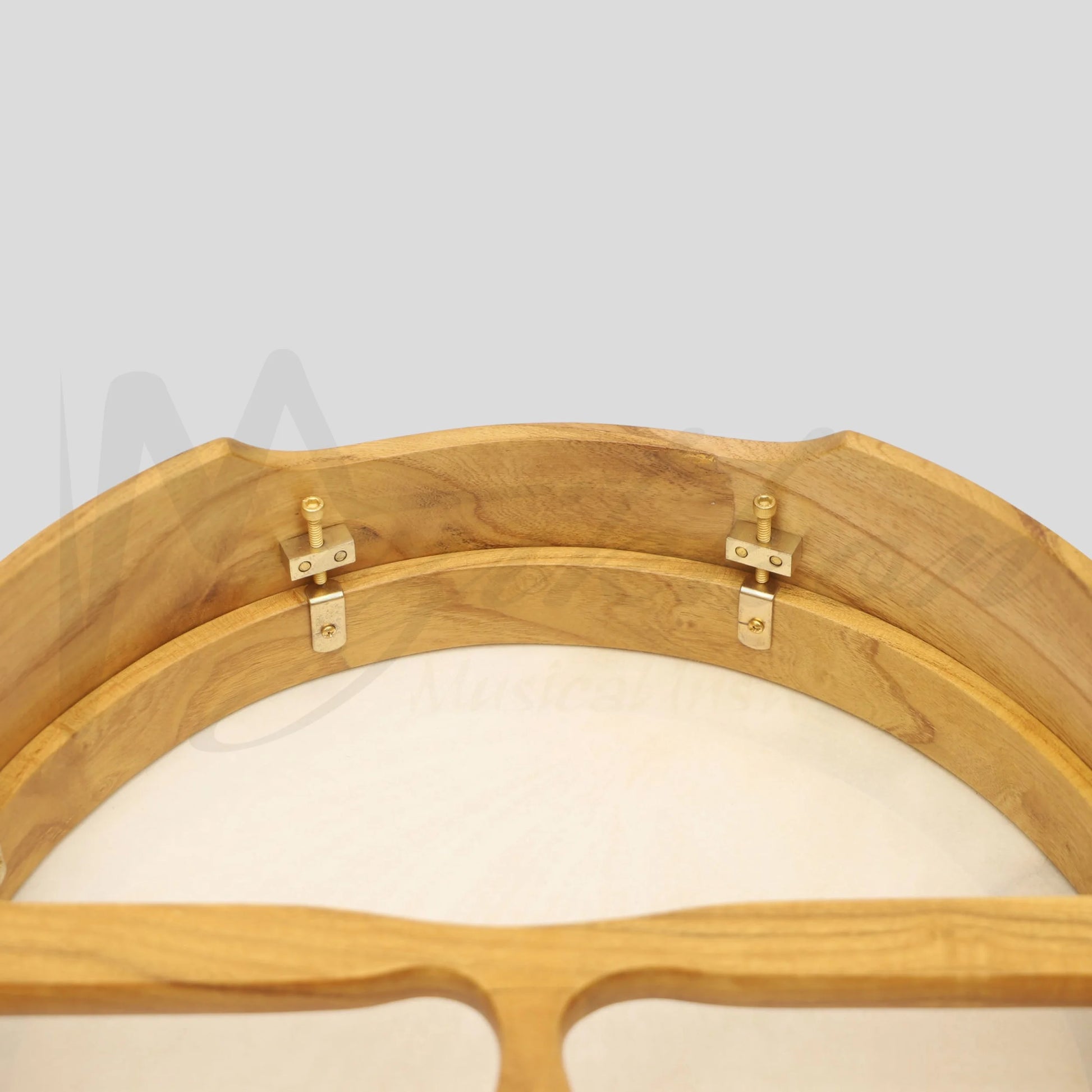 Muzikkon 16’’X4’’ Heartland Tunable Irish Bodhran With T-Bar & Taped Finish Deep Tune