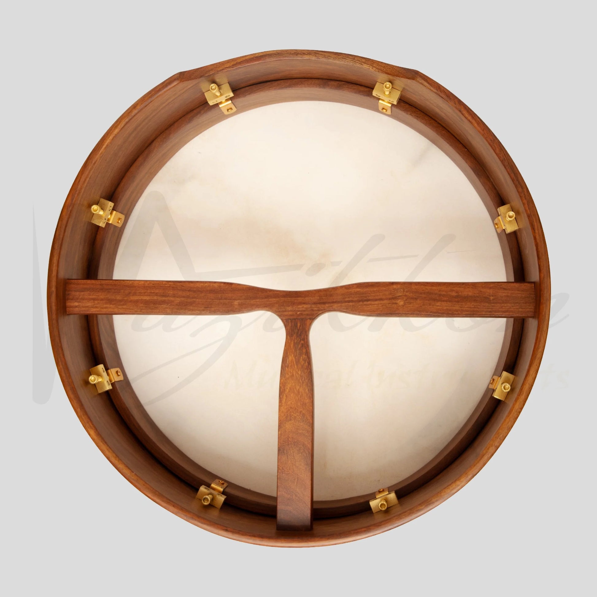 Muzikkon 16’’X4’’ Heartland Tunable Irish Bodhran With T-Bar & Taped Finish Deep Tune