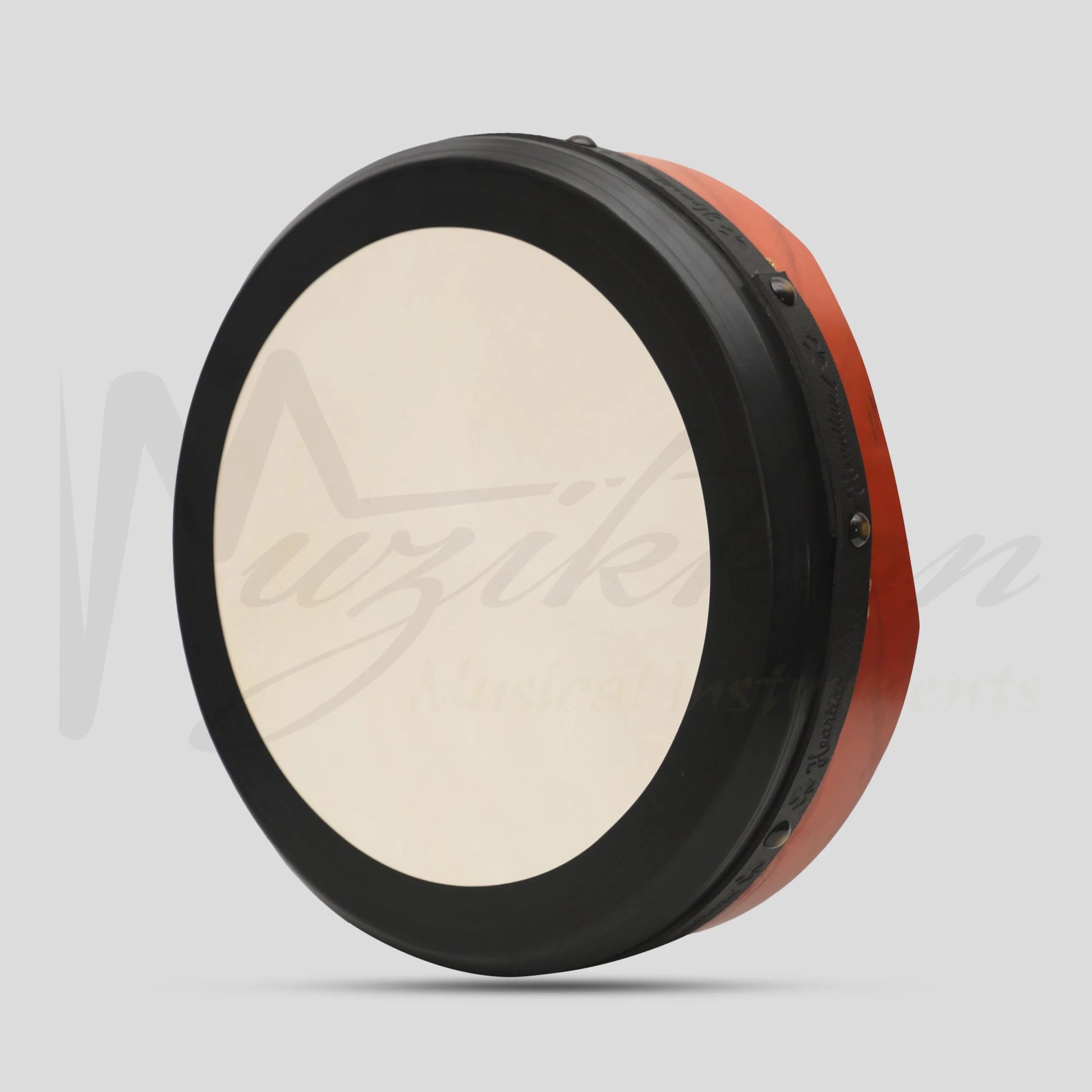 Muzikkon 16’’X4’’ Heartland Tunable Irish Bodhran with T-BAR & Taped Finish Deep Tune Drum