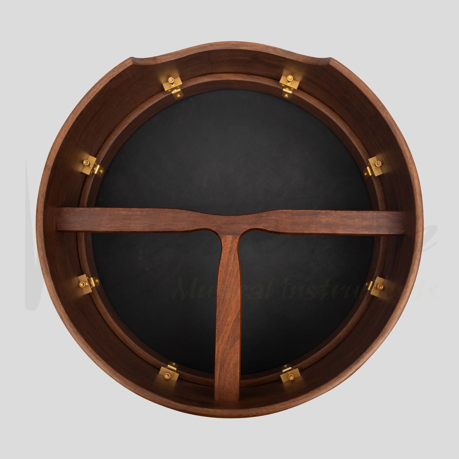 Muzikkon 16’’X6’’ Heartland Tunable Deep Rim Bodhran Rosewood T-Bar Goat Skin