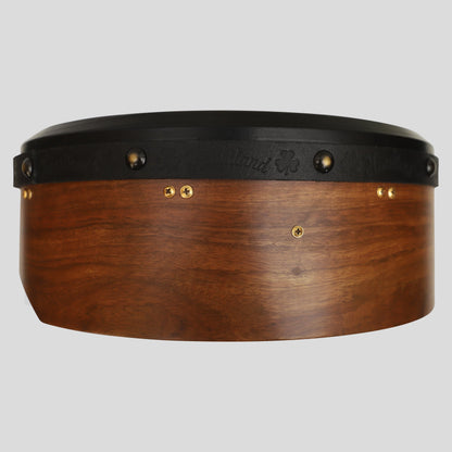 Muzikkon 16’’X6’’ Heartland Tunable Irish Bodhran Drum Deep Rim with T-BAR & Taped Finish Deep Tune Celtic Irish