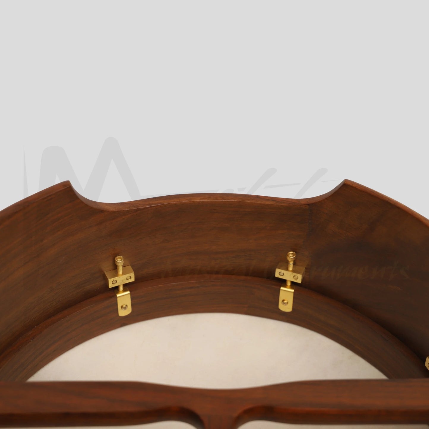 Muzikkon 16’’X6’’ Heartland Tunable Irish Bodhran Drum Deep Rim with T-BAR & Taped Finish Deep Tune Celtic Irish