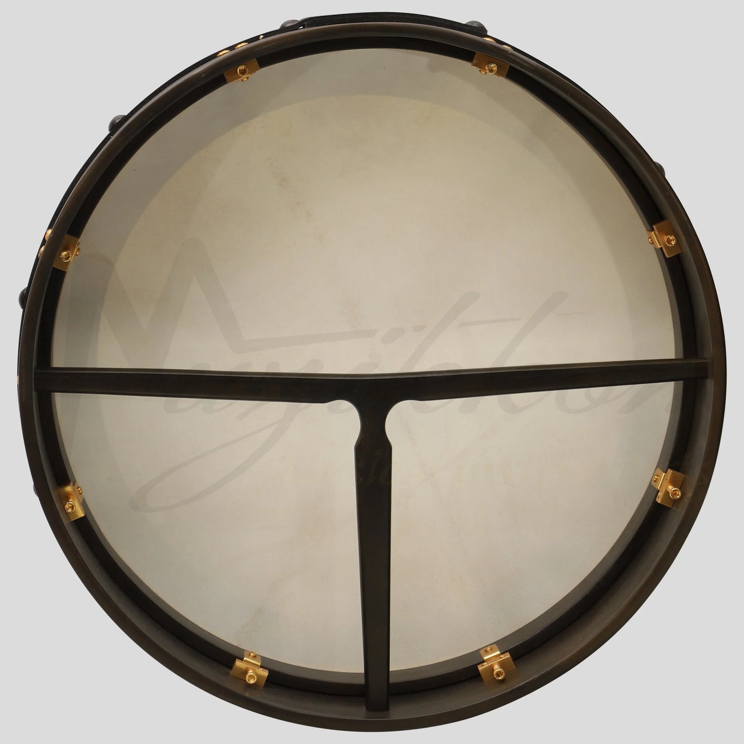 Muzikkon 18’’X4’’ Heartland Tunable Irish Bodhran Drum with T-Bar & Taped Finish Deep Tune