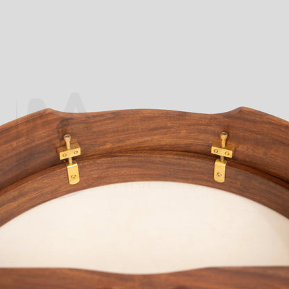 Muzikkon 18’’X4’’ Heartland Tunable Irish Bodhran Drum With T-Bar & Taped Finish Deep Tune