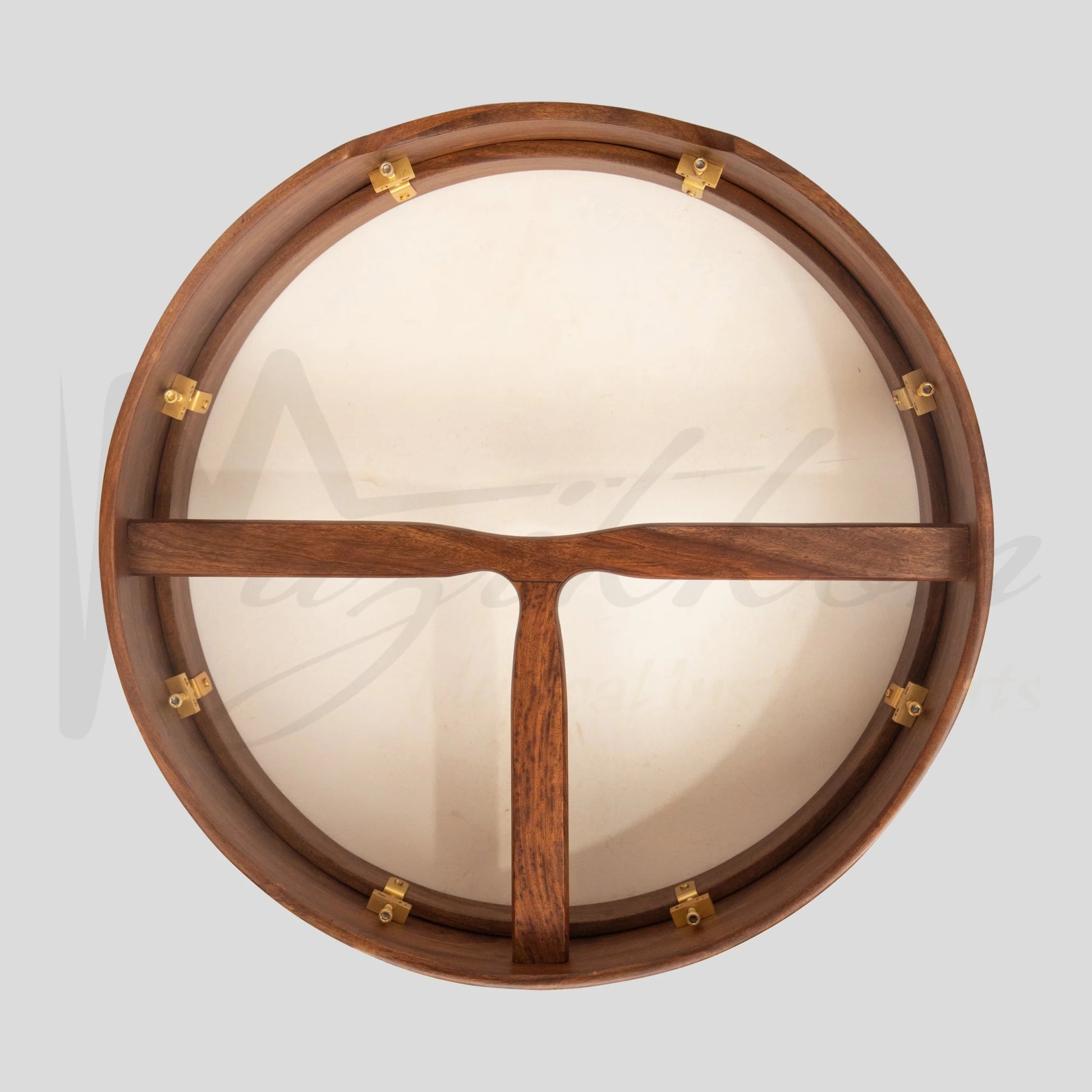 Muzikkon 18’’X4’’ Heartland Tunable Irish Bodhran Drum With T-Bar & Taped Finish Deep Tune