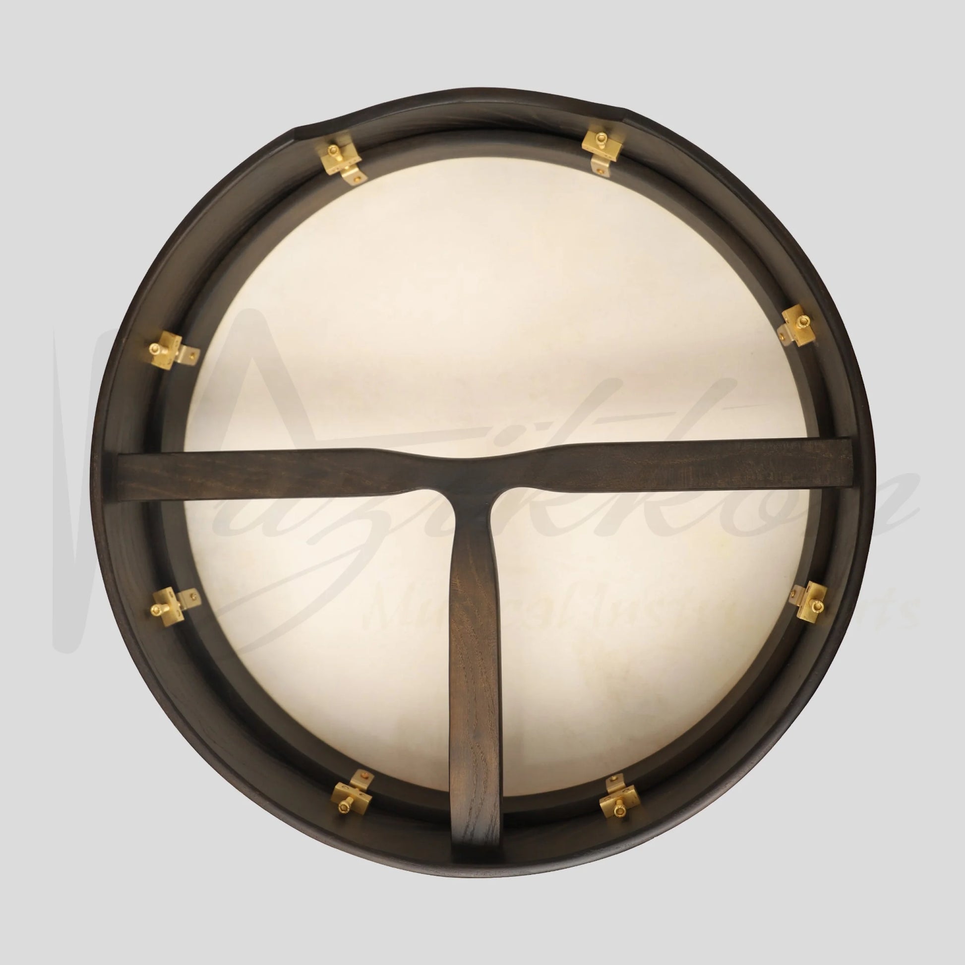 Muzikkon 18’’X4’’ Heartland Tunable Irish Bodhran Drum With T-Bar & Taped Finish Deep Tune