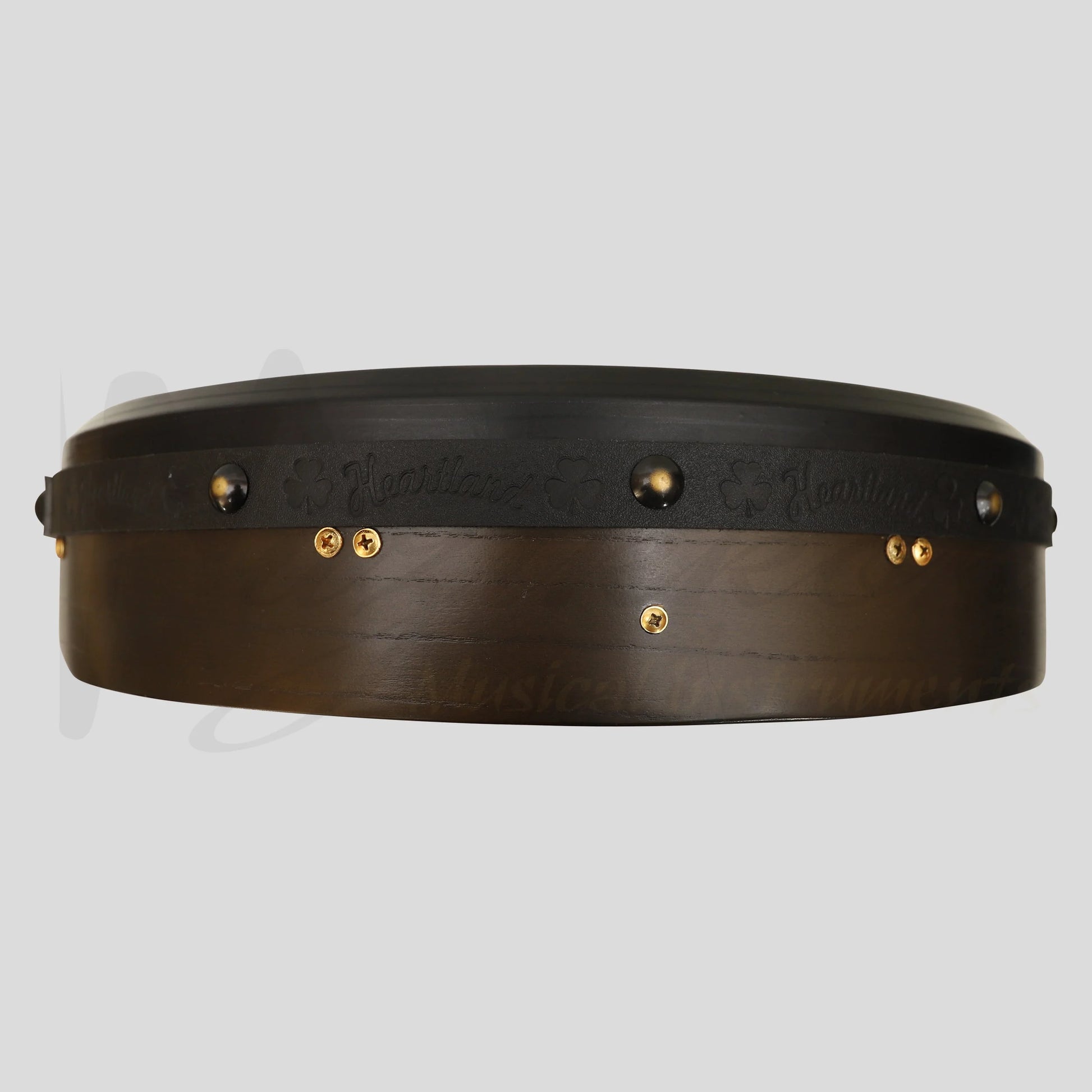 Muzikkon 18’’X4’’ Heartland Tunable Irish Bodhran Drum with T-Bar & Taped Finish Deep Tune