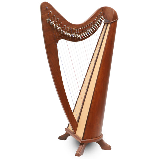 24 String Claddagh Harp Rosewood