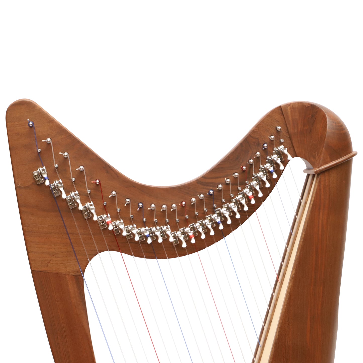24 String Claddagh Harp Walnut