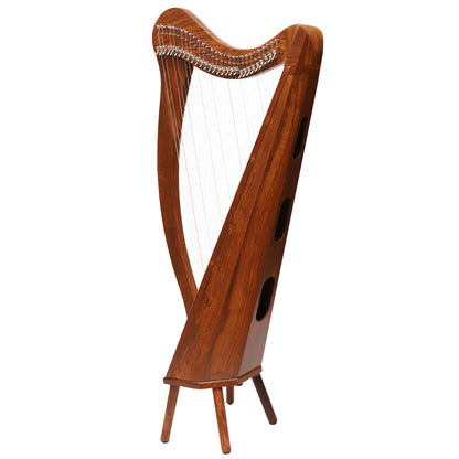 Muzikkon 29 String Ard Ri Harp Rosewood