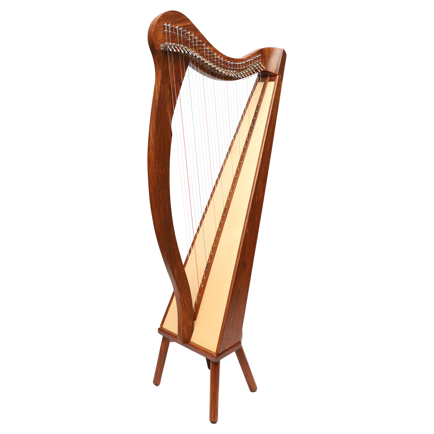 Muzikkon 29 String Ard Ri Harp Rosewood