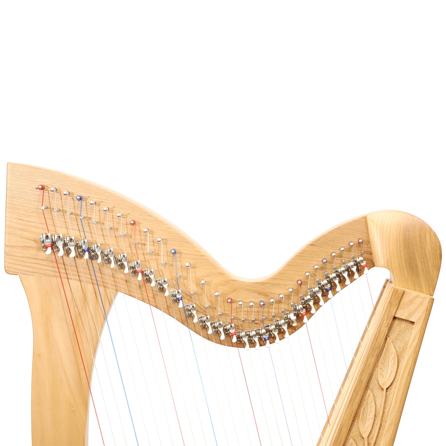 Muzikkon 29 Corde Trinity Harp Ashwood