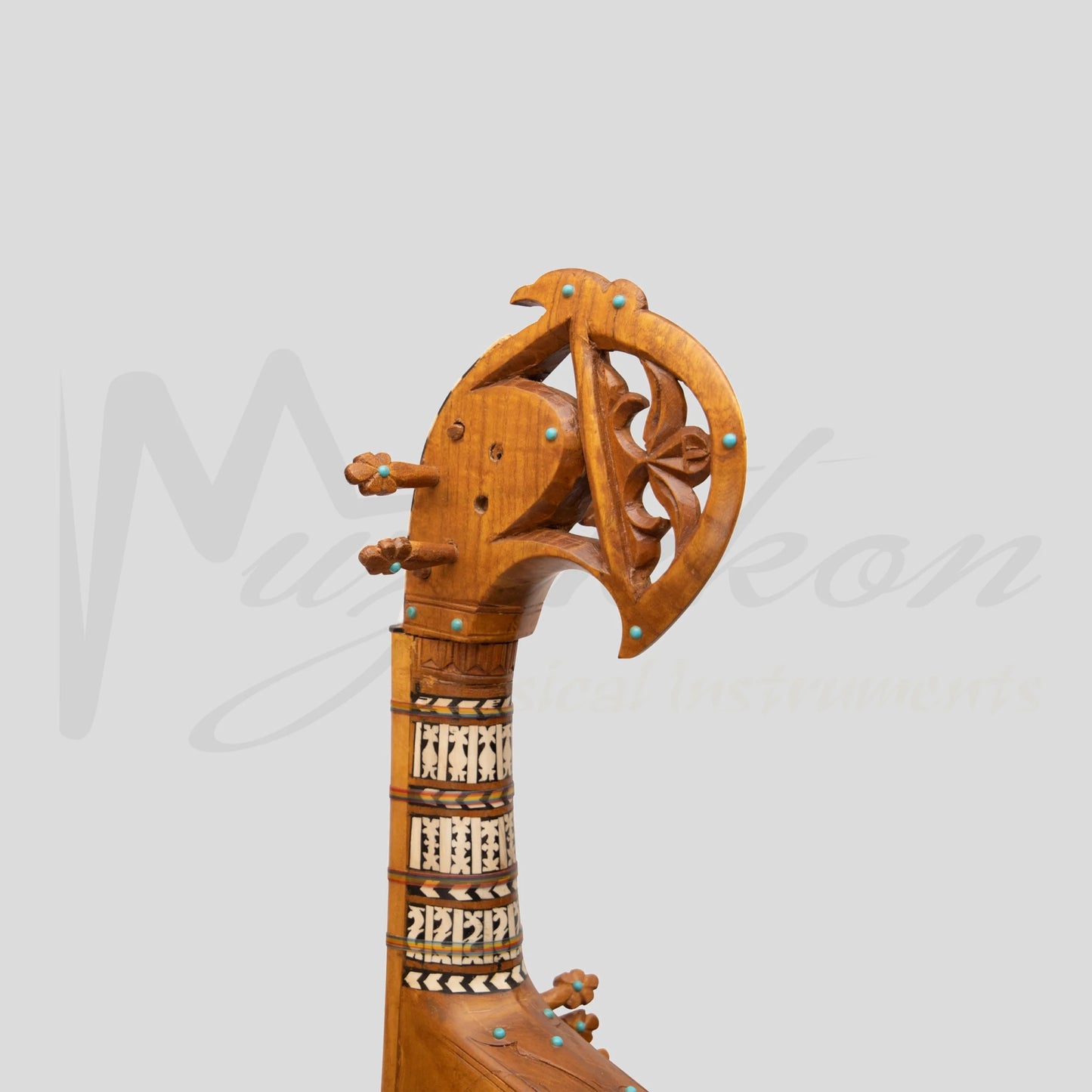 Muzikkon Afghani Rubab Full Sadafi Mulberry