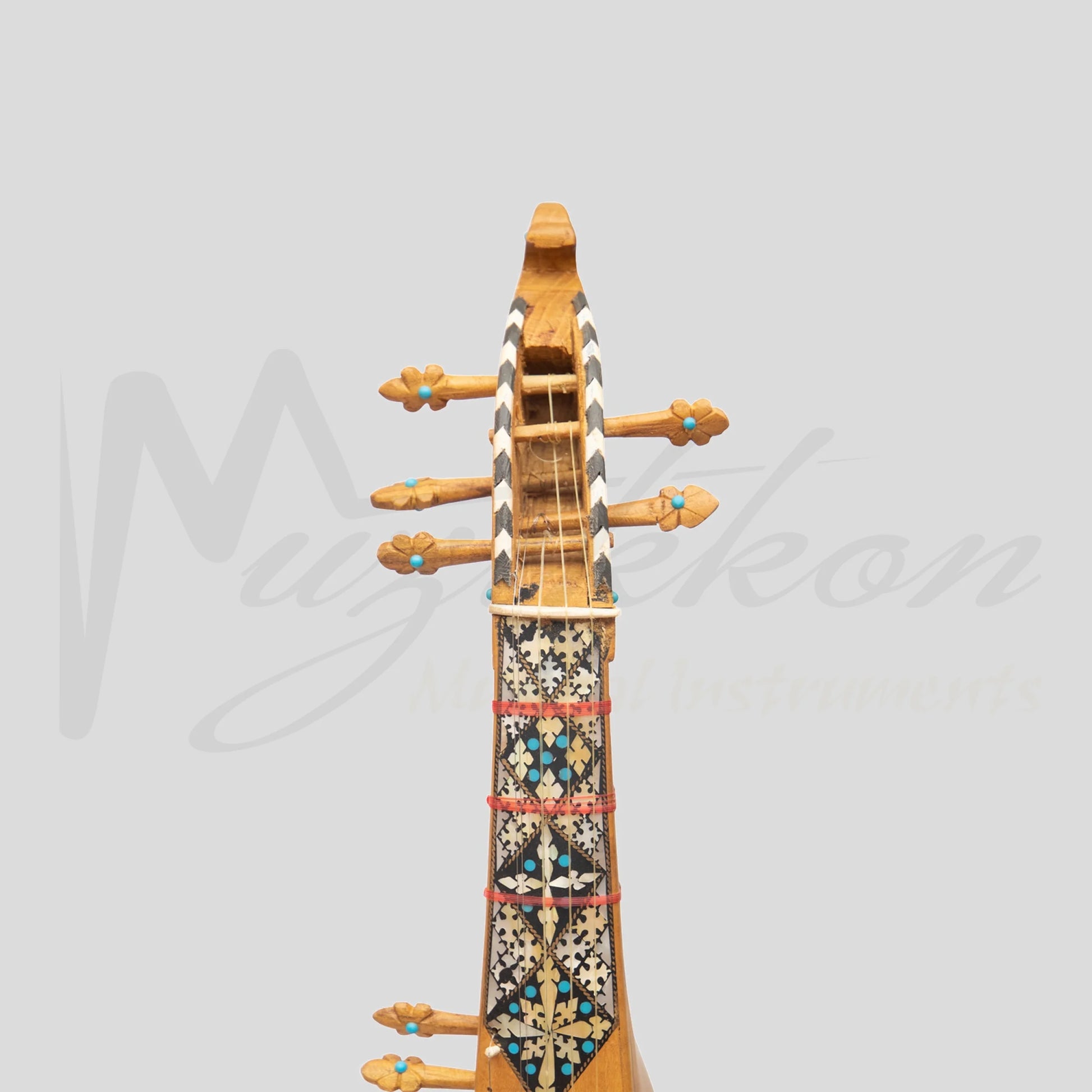 Muzikkon Afghani Rubab Half Sadafi Mulberry