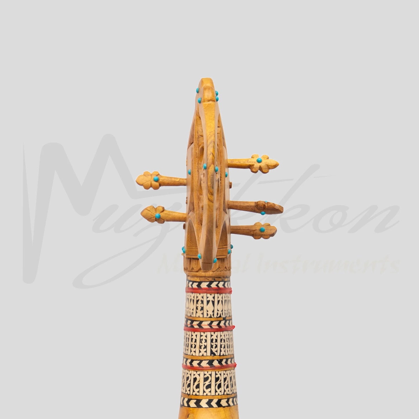 Muzikkon Afghani Rubab Half Sadafi Mulberry