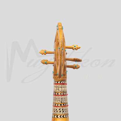 Muzikkon Afghani Rubab Half Sadafi Mulberry