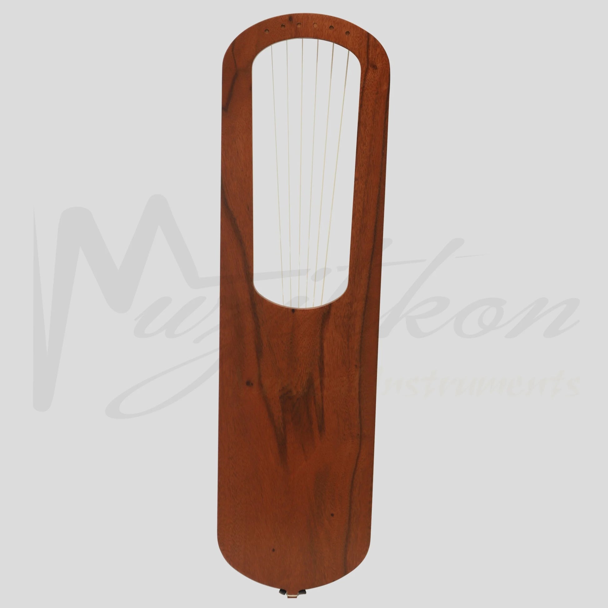 Muzikkon Anglo Saxon Lyre Harp Mahogany After Prittlewell Lyre Mid 7th Century