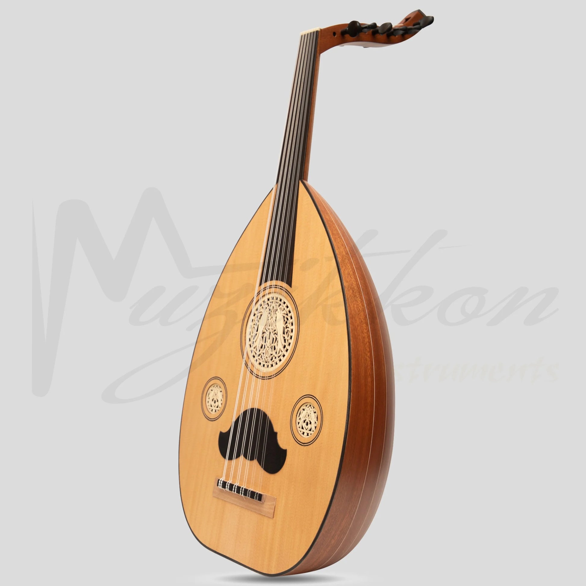 Muzikkon Arabic Oud 12 String Mahogany