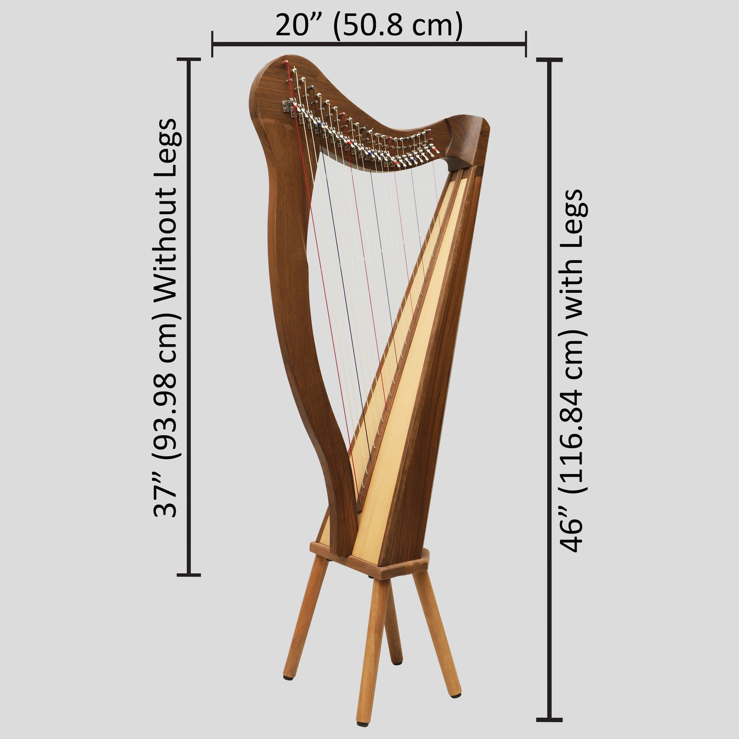 22 String Ard Ri Harp, Celtic Harp