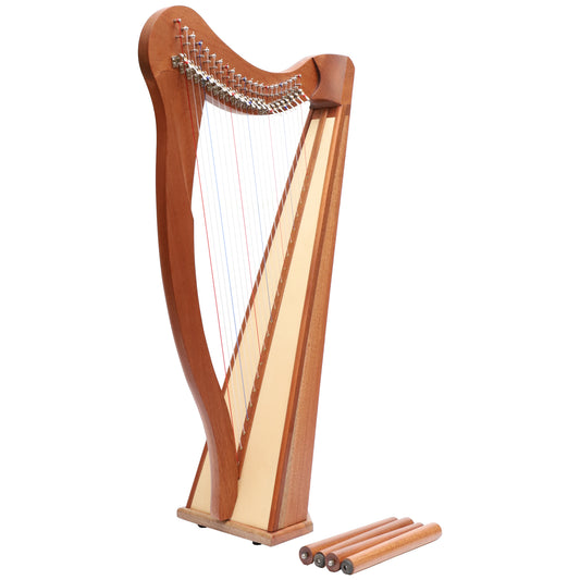 Muzikkon Ard RI Harp, 22 String Mahogany