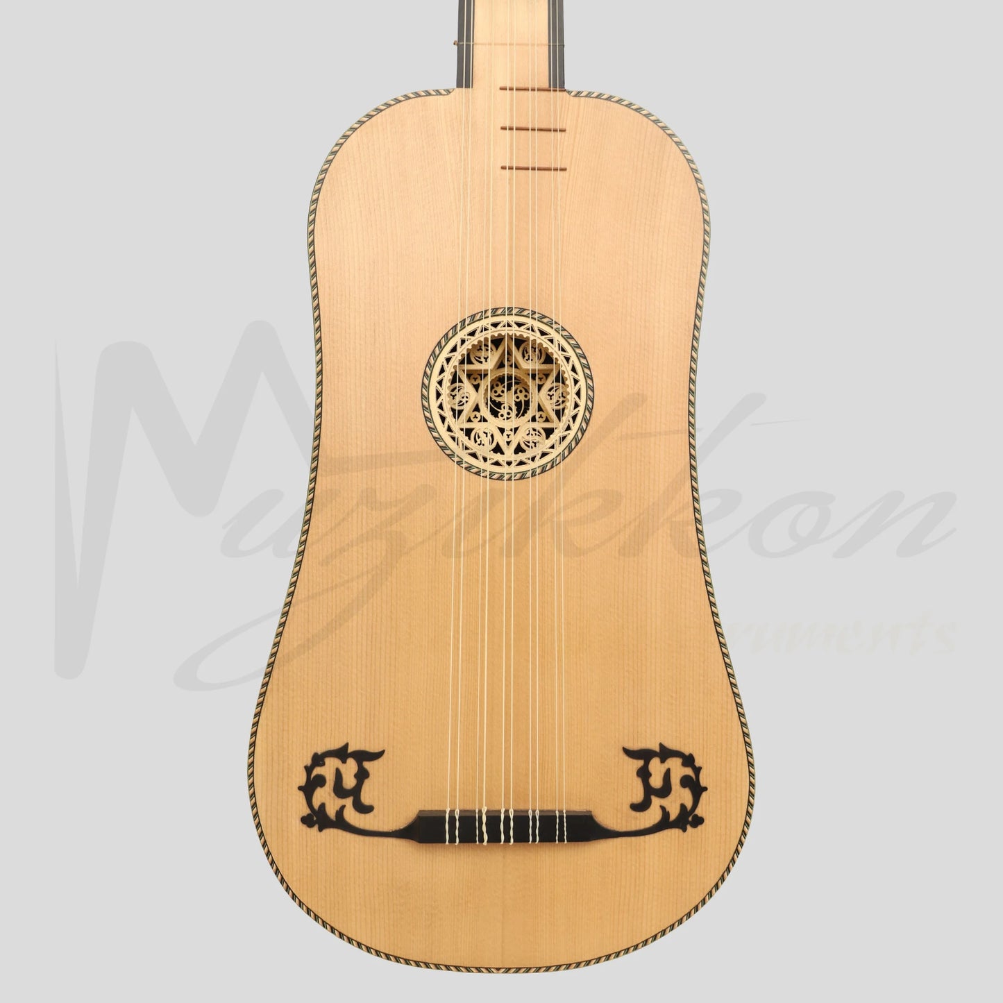Muzikkon Baroque Guitar 5 Course After Sellas