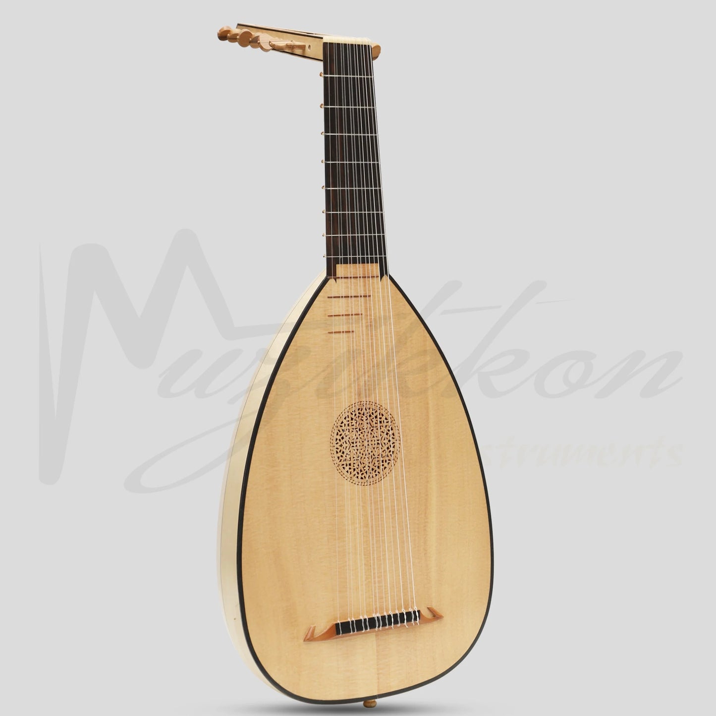 Muzikkon Descant Lute 7 Course Left Hand Maple Lute