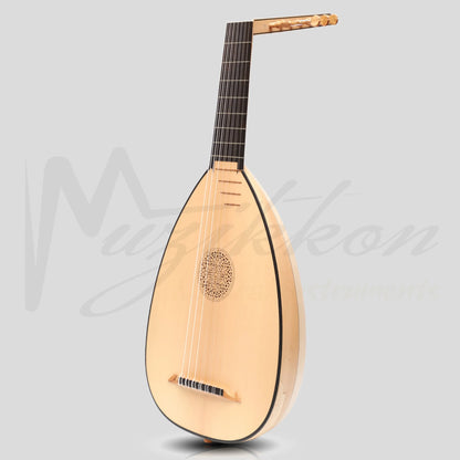 Muzikkon Descant Lute 7 Course Right Hand Lacewood