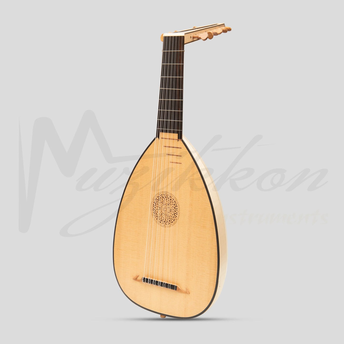 Muzikkon Descant Lute 7 Course Right Hand Maple Lute