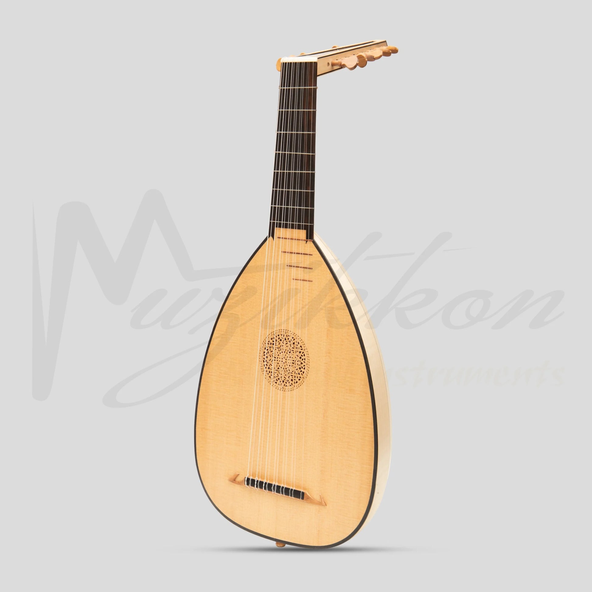 Muzikkon Descant Lute 7 Course Right Hand Maple Lute