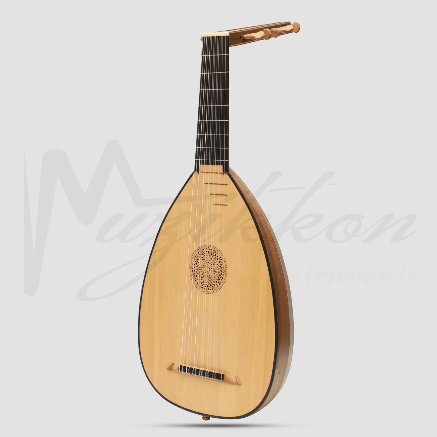 Muzikkon Descant Lute 7 Course Right Hand Walnut Lute
