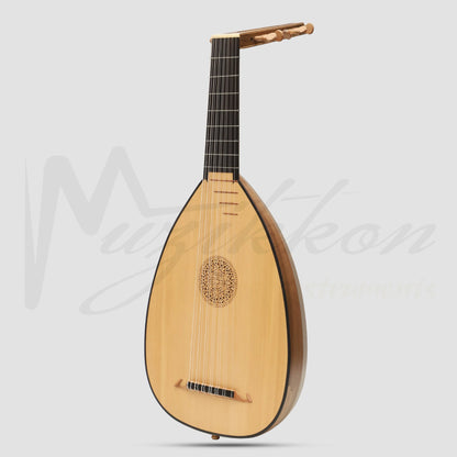 Muzikkon Descant Lute 7 Course Right Hand Walnut Lute