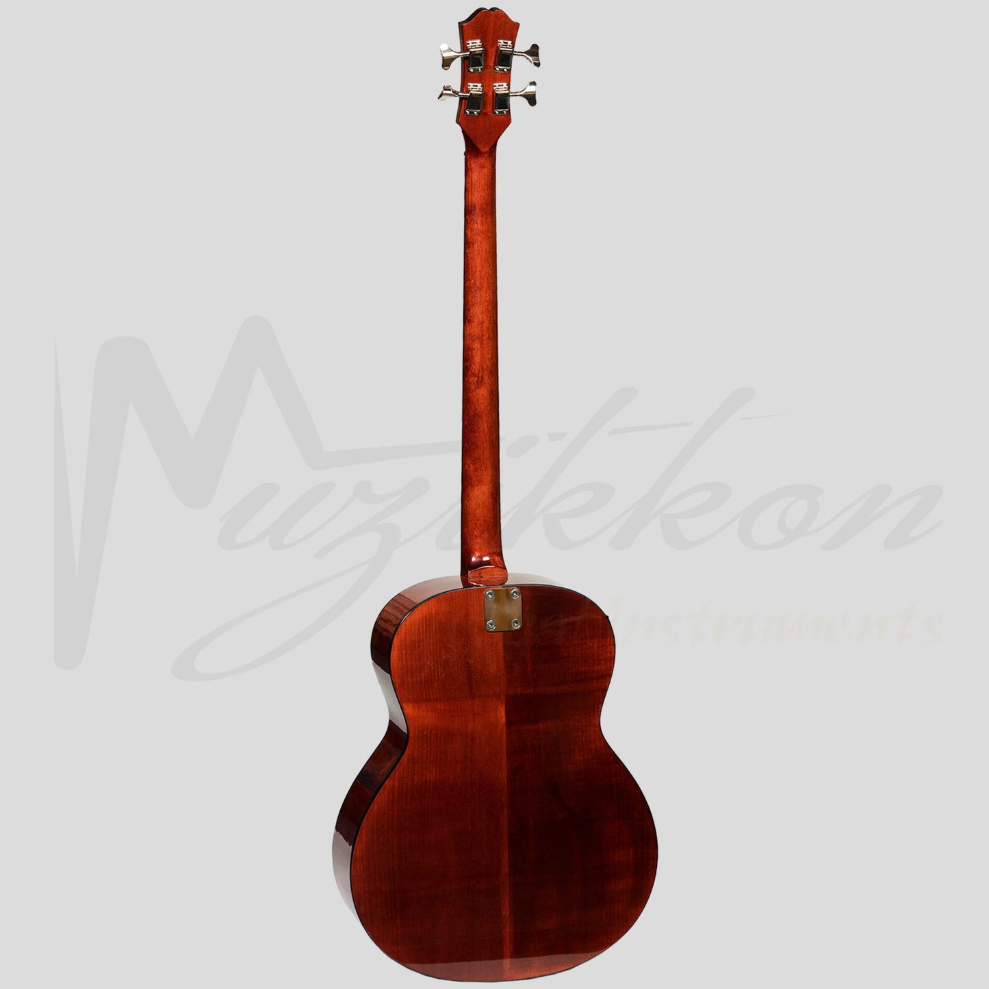Muzikkon Electro Acoustic Jumbo Bass Guitar 4 String