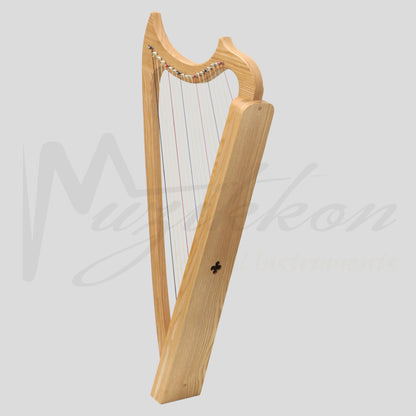 Muzikkon Gothic Harp 19 String Ashwood