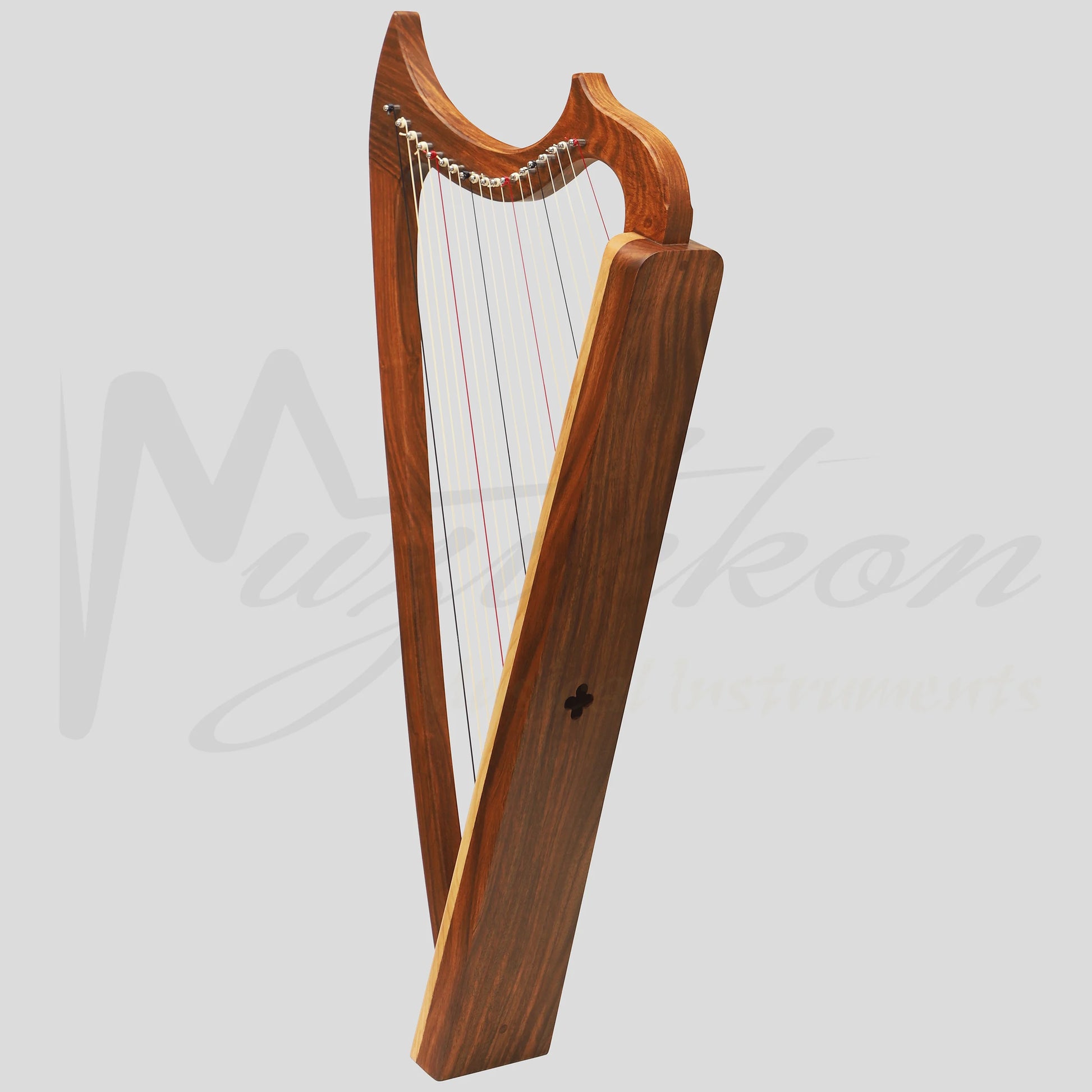 Muzikkon Gothic Harp 19 String Rosewood