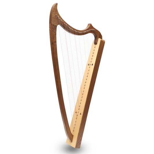 Muzikkon Gothic Harp 29 String Walnut