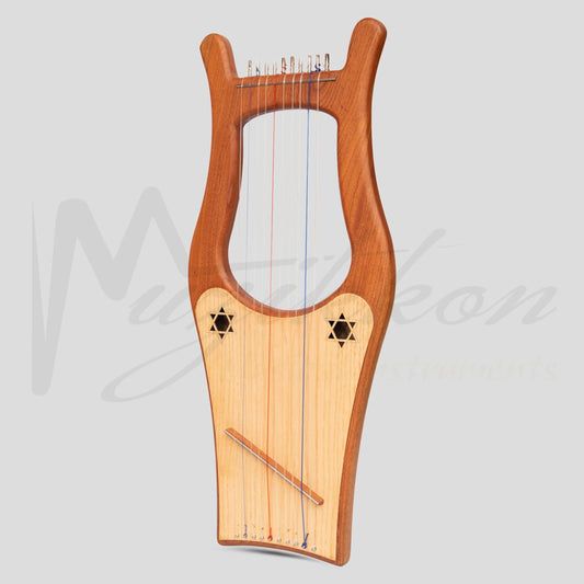 Muzikkon Large Kinnor Harp 10 String Red Cedar