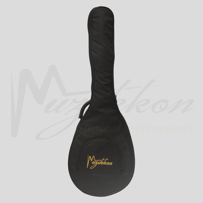 MUZIKKON LUTE GUITAR 6 STEEL STRINGS VARIEGATED LACEWOOD ROSEWOOD