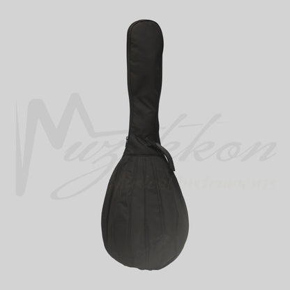 Muzikkon Lute Guitar 6 Steel Strings Variegated Lacewood Rosewood Left Handed