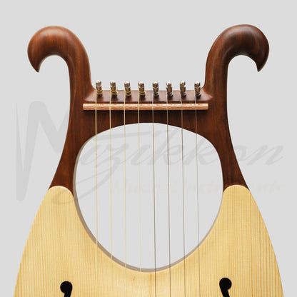 Muzikkon Lyre Harp 8 String Rosewood