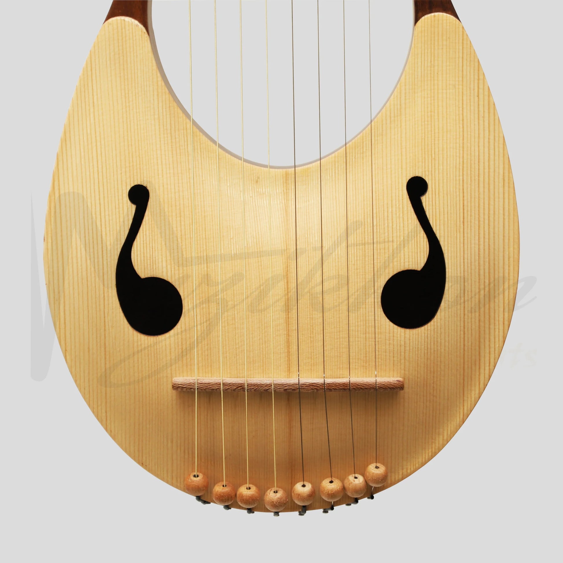 Muzikkon Lyre Harp 8 Strings Rosewood