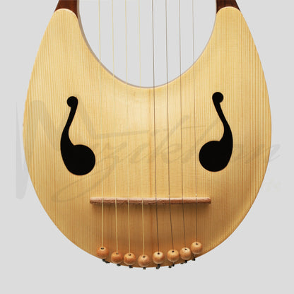 Muzikkon Lyre Harp 8 String Rosewood