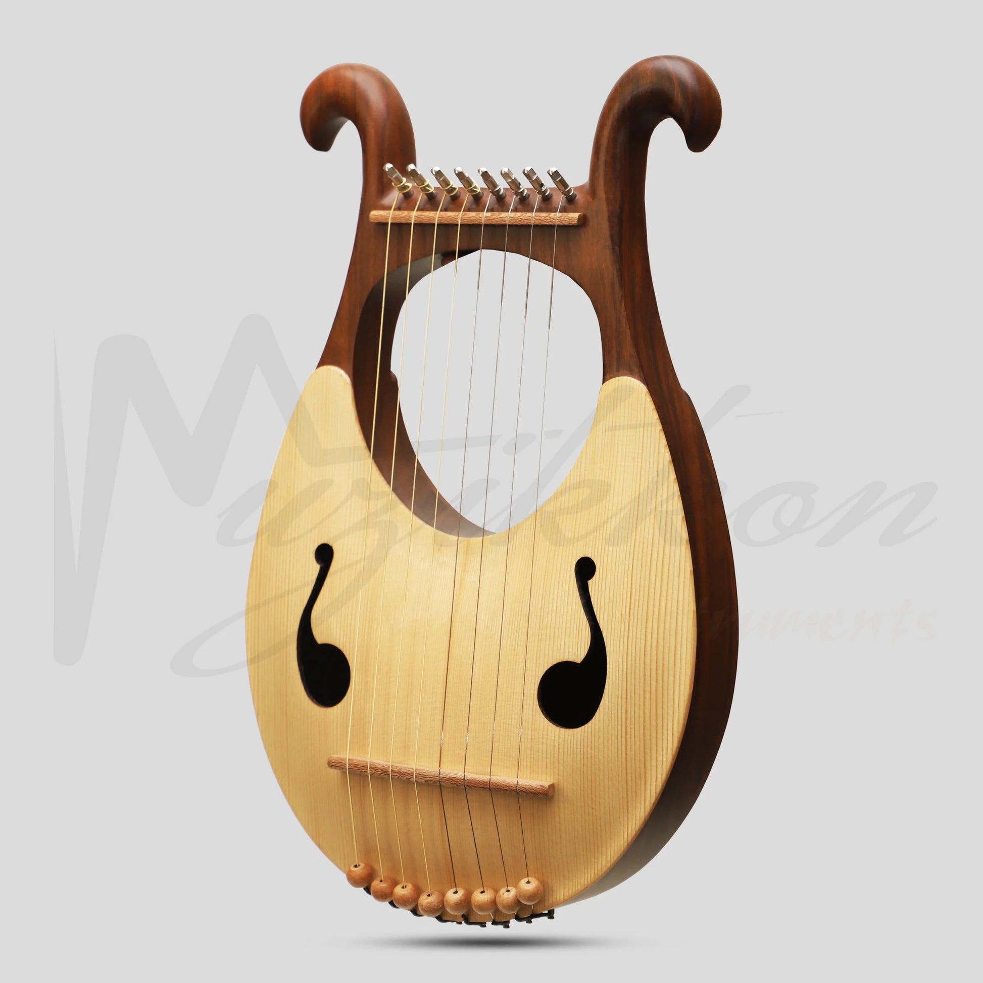 Muzikkon Lyre Harp 8 Strings Rosewood