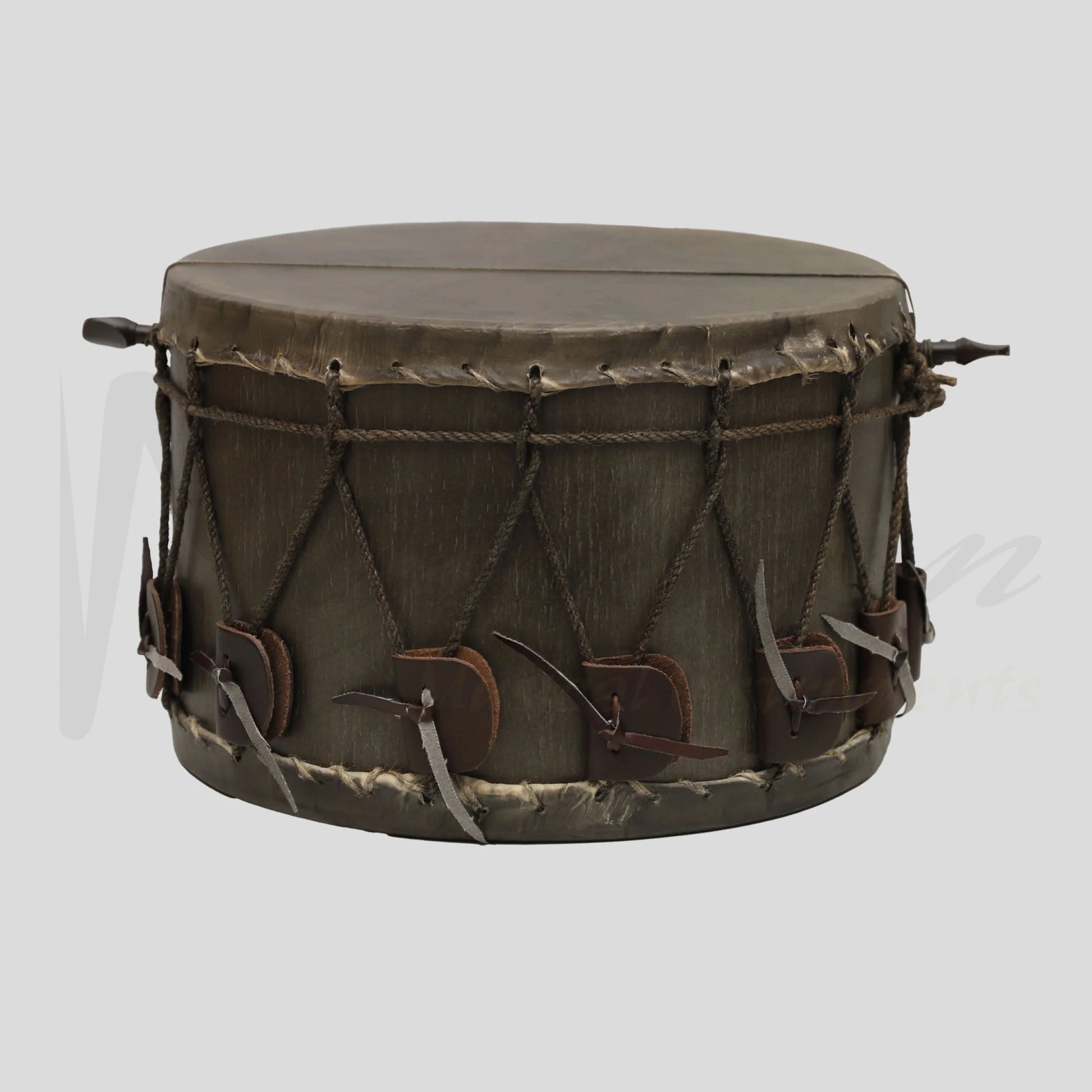 Muzikkon Medieval Drum 12’’X8’’ Ebony Finish
