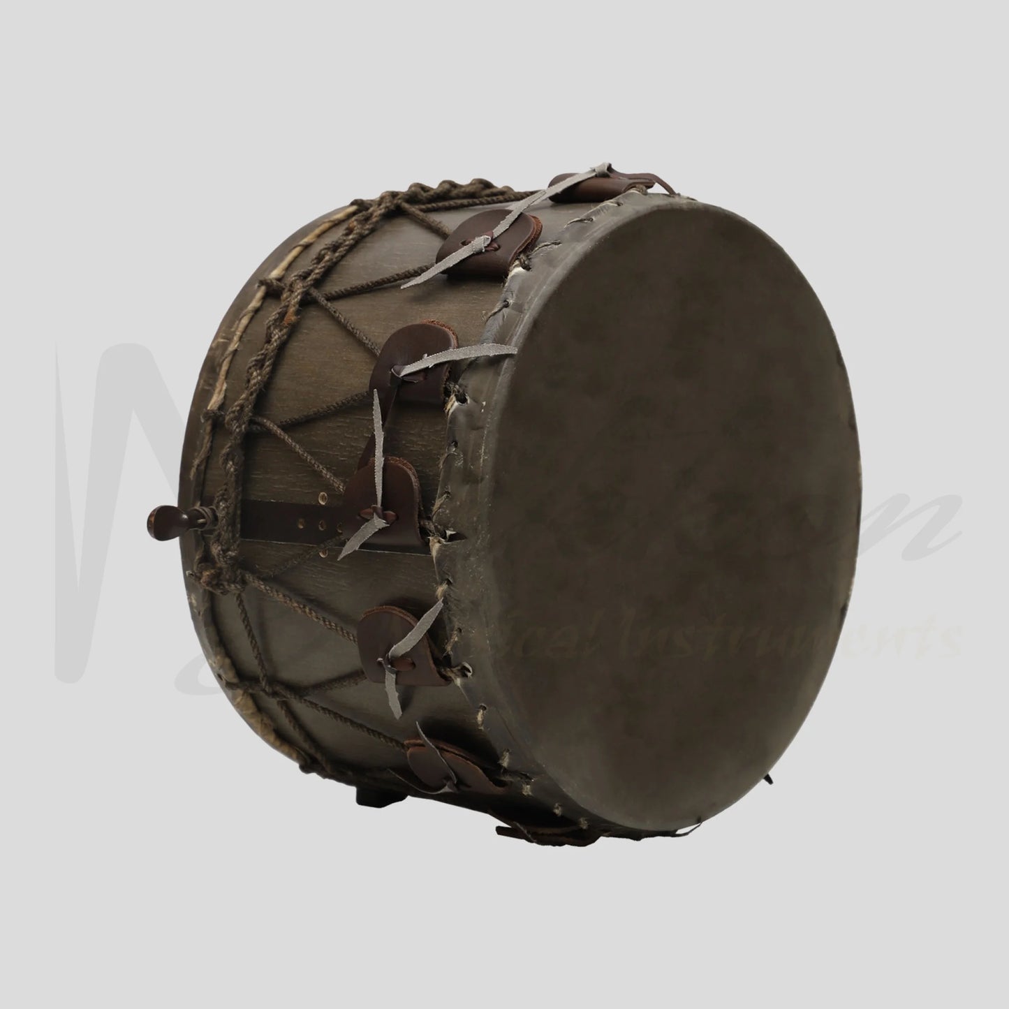 Muzikkon Medieval Drum 12’’X8’’ Ebony Finish